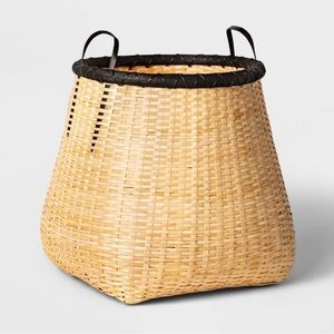 Threshold Large Natural Bamboo Basket